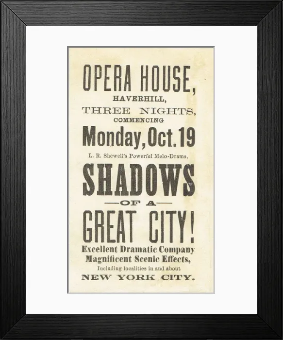 Framed Print : Shadows of a Great City by J Jefferson & L R Sherwell Framed Print : Shadows of a Great City by J Jefferson & L R Sherwell