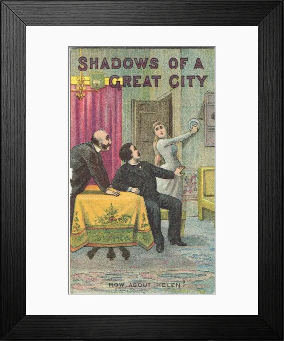 Framed Print : Shadows of a Great City by J Jefferson & L R Sherwell Framed Print : Shadows of a Great City by J Jefferson & L R Sherwell