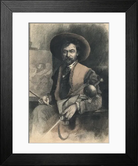 Framed Print : Henri Pille Framed Print : Henri Pille