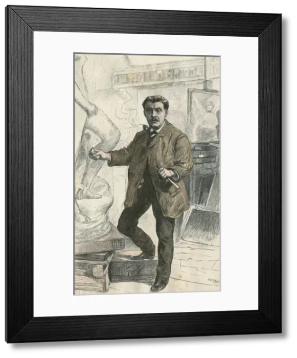 Framed Print : Jean-Alexandre Joseph Falguiere Framed Print : Jean-Alexandre Joseph Falguiere