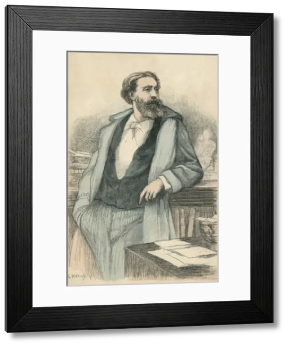 Framed Print : Catulle Mendes Framed Print : Catulle Mendes