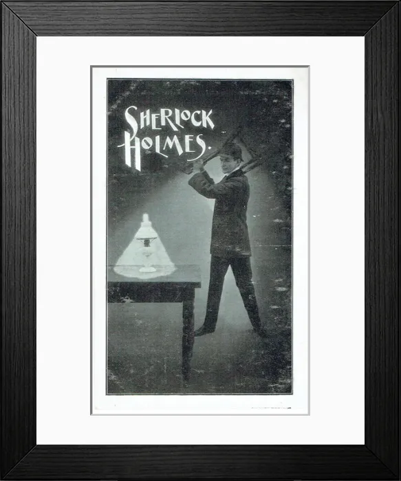 Framed Print : Sherlock Holmes by Arthur Conan Doyle and William Gillette Framed Print : Sherlock Holmes by Arthur Conan Doyle and William Gillette