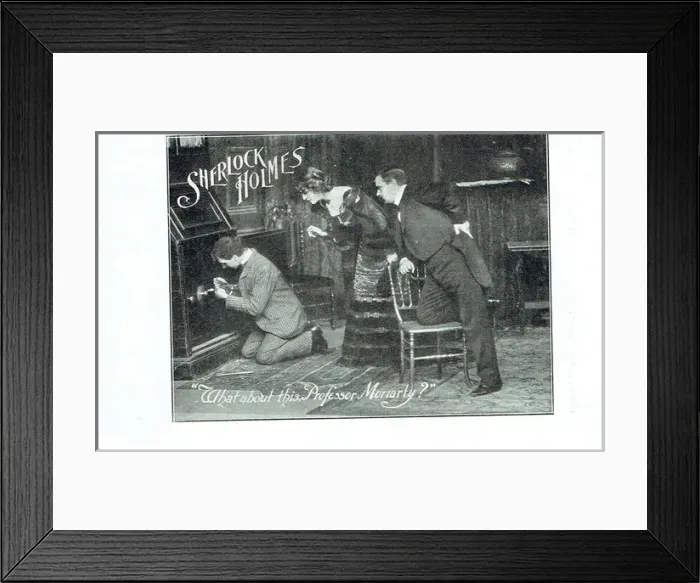 Framed Print : Sherlock Holmes by Arthur Conan Doyle and William Gillette Framed Print : Sherlock Holmes by Arthur Conan Doyle and William Gillette