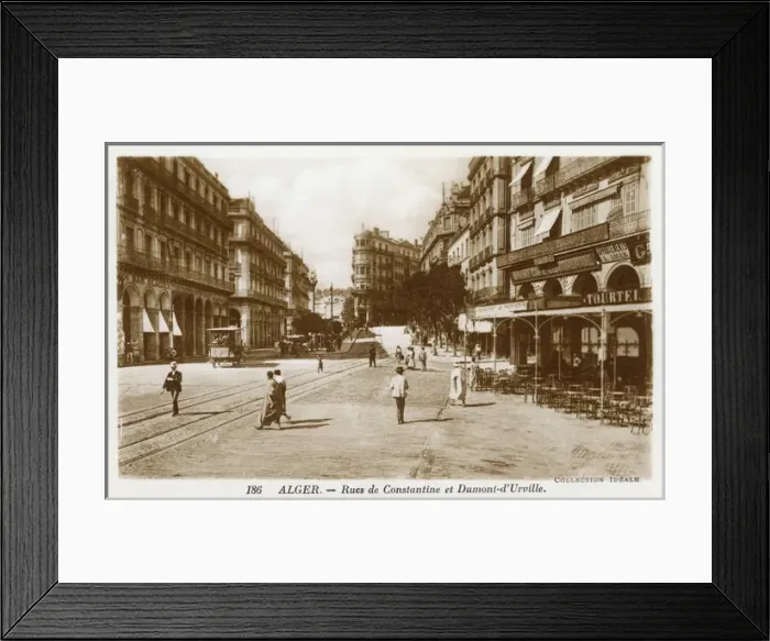 Framed Print : Rue de Constantine, Rue Dumont-d Urville, Algiers, Algeria Framed Print : Rue de Constantine, Rue Dumont-d Urville, Algiers, Algeria