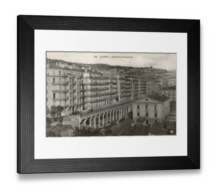 Framed Print : Boulevard Bugeaud, Algiers, Algeria Framed Print : Boulevard Bugeaud, Algiers, Algeria