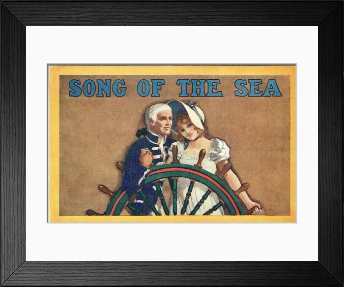 Framed Print : Song of the Sea by Arthur Wimperis & Lauri Wylie Framed Print : Song of the Sea by Arthur Wimperis & Lauri Wylie