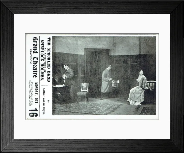 Framed Print : The Speckled Band by Arthur Conan Doyle Framed Print : The Speckled Band by Arthur Conan Doyle
