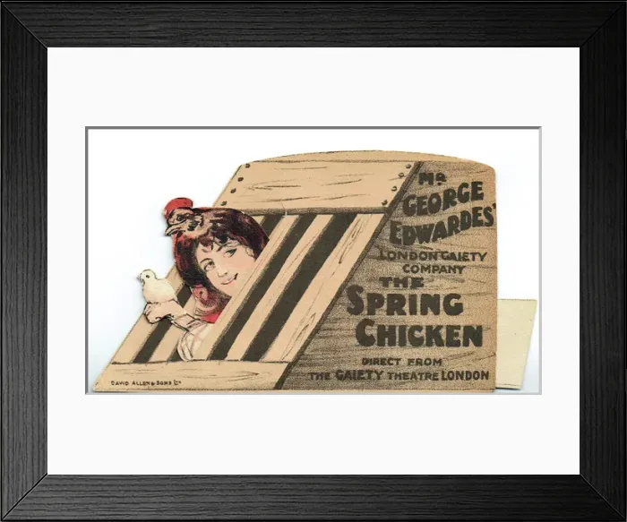 Framed Print : The Spring Chicken by George Grossmith Framed Print : The Spring Chicken by George Grossmith