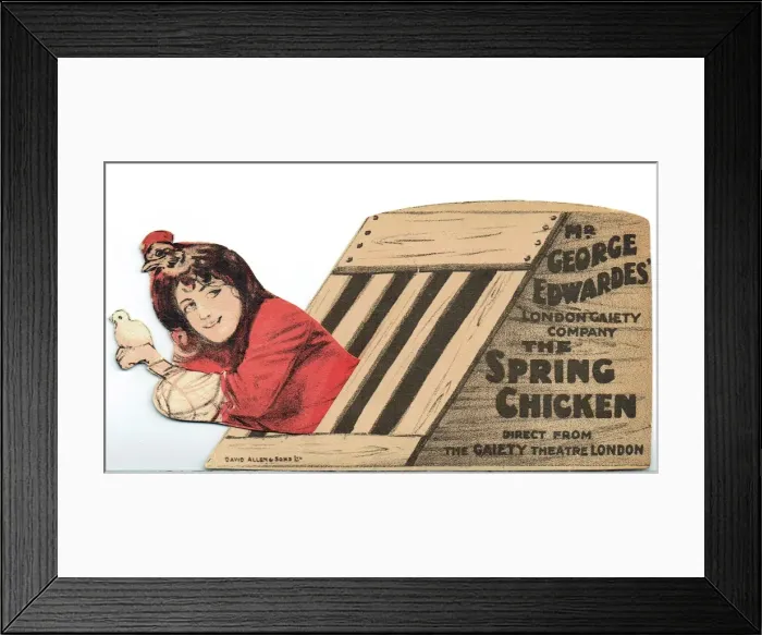 Framed Print : The Spring Chicken by George Grossmith Framed Print : The Spring Chicken by George Grossmith