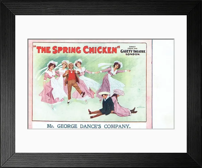 Framed Print : The Spring Chicken by George Grossmith Framed Print : The Spring Chicken by George Grossmith