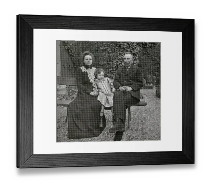 Framed Print : Marie and Pierre Curie Framed Print : Marie and Pierre Curie
