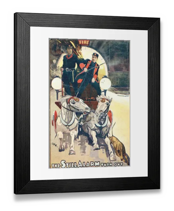 Framed Print : The Still Alarm by Joseph Arthur Framed Print : The Still Alarm by Joseph Arthur