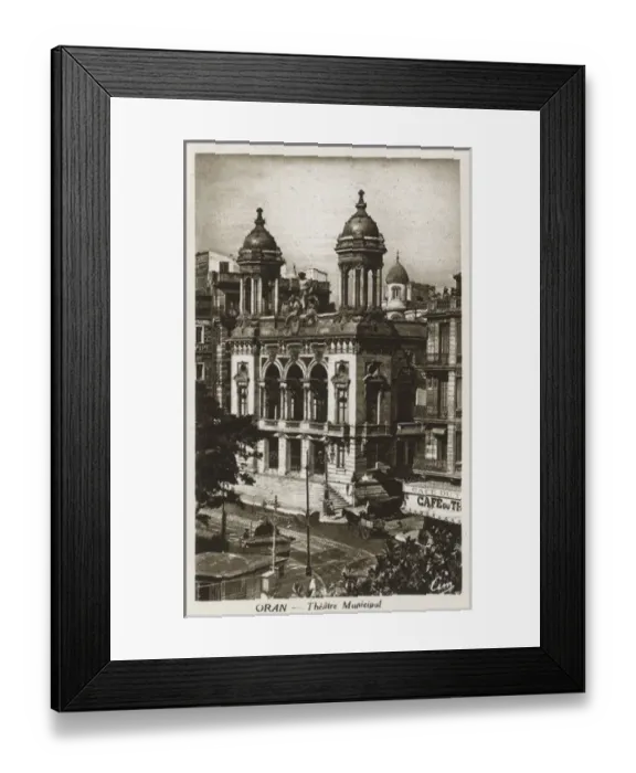 Framed Print : Municipal Theatre in Oran, NW Algeria Framed Print : Municipal Theatre in Oran, NW Algeria