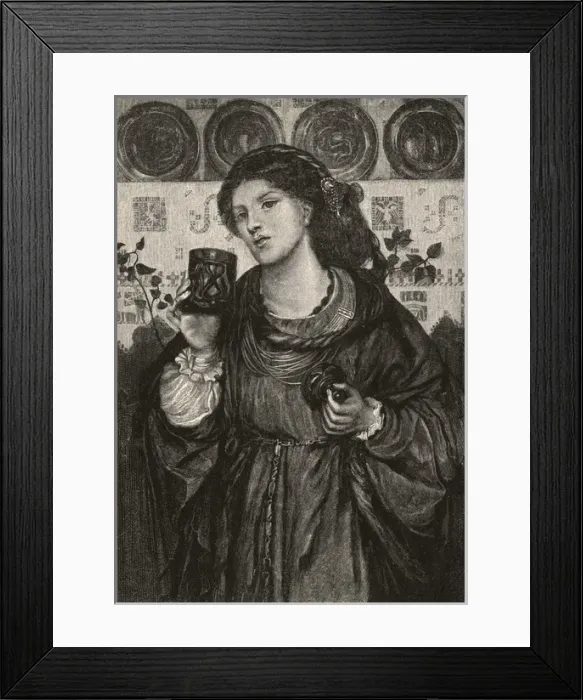 Framed Print : The Loving Cup by Dante Gabriel Rossetti Framed Print : The Loving Cup by Dante Gabriel Rossetti