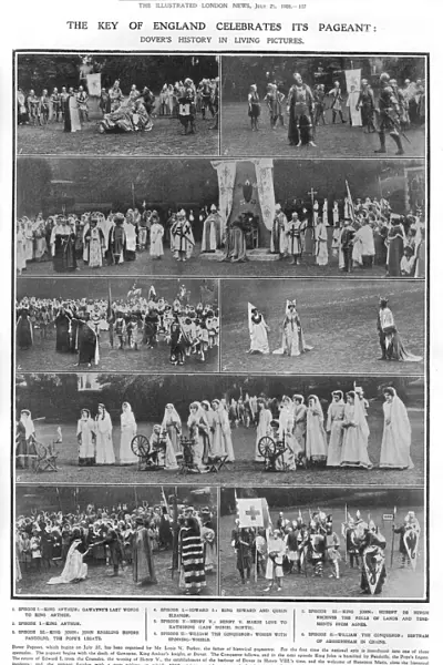 The Key of England celebrates its pageant, 1908