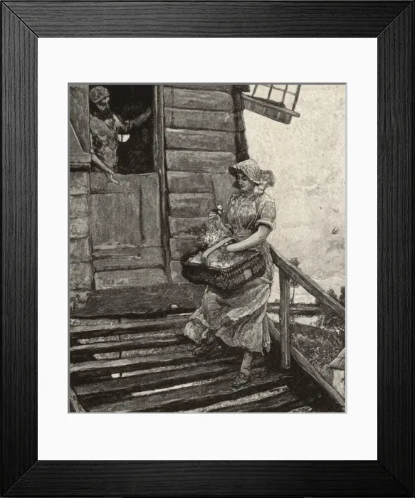 Framed Print : The Millers Courtship by Robert Walker Macbeth ARA Framed Print : The Millers Courtship by Robert Walker Macbeth ARA