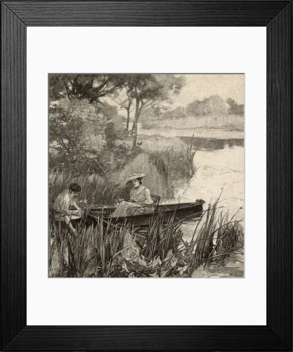 Framed Print : A Womans Keepsake by Alfred Parsons Framed Print : A Womans Keepsake by Alfred Parsons