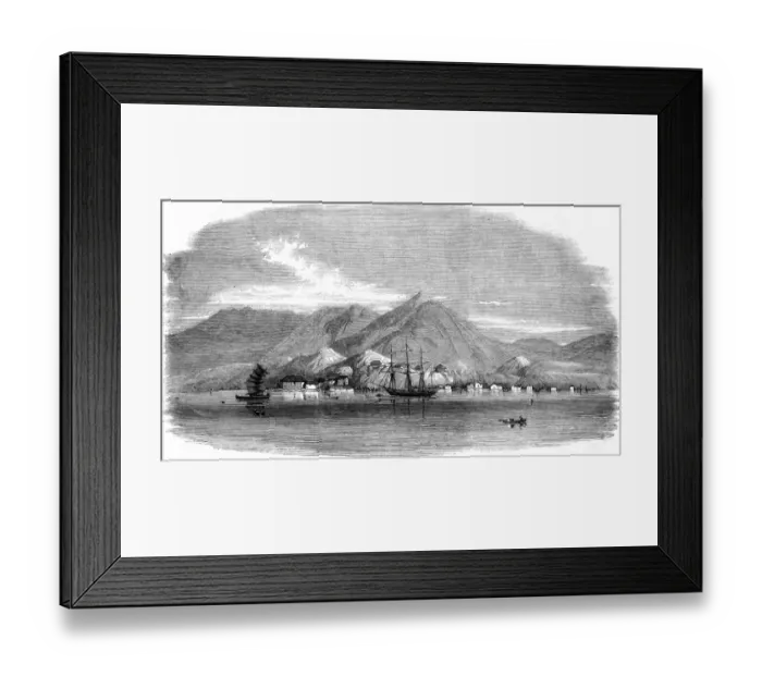 Framed Print : Fort construction in Kowloon, Hong Kong Framed Print : Fort construction in Kowloon, Hong Kong