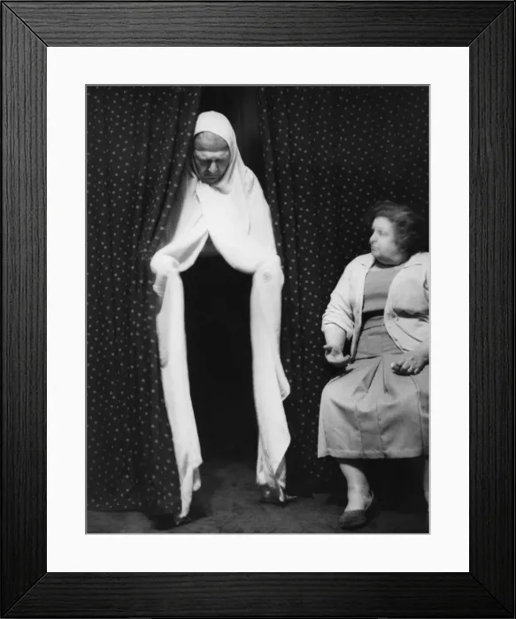 Framed Print : Scene at a seance Framed Print : Scene at a seance