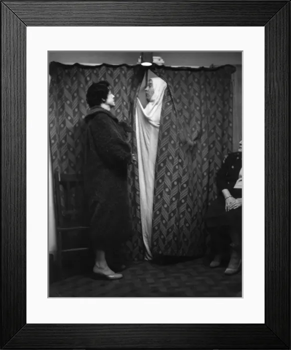 Framed Print : Scene at a seance Framed Print : Scene at a seance