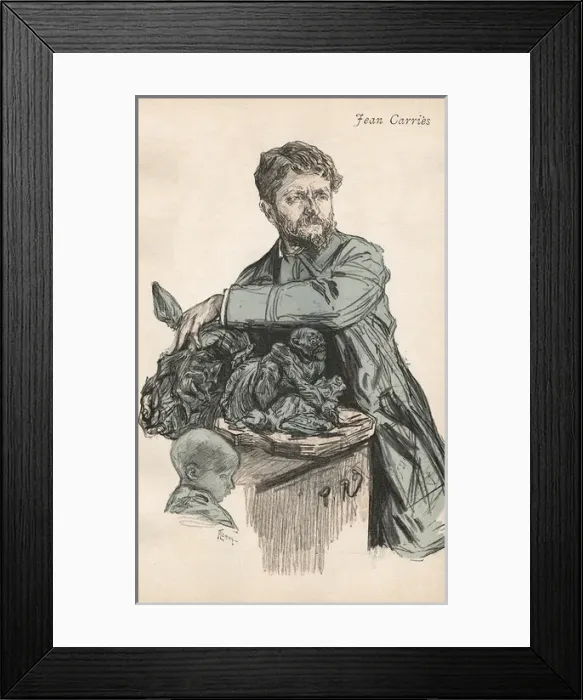 Framed Print : Jean Joseph Carries Framed Print : Jean Joseph Carries