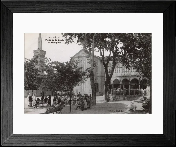 Framed Print : Town Hall Square and Mosque, Setif, Algeria Framed Print : Town Hall Square and Mosque, Setif, Algeria
