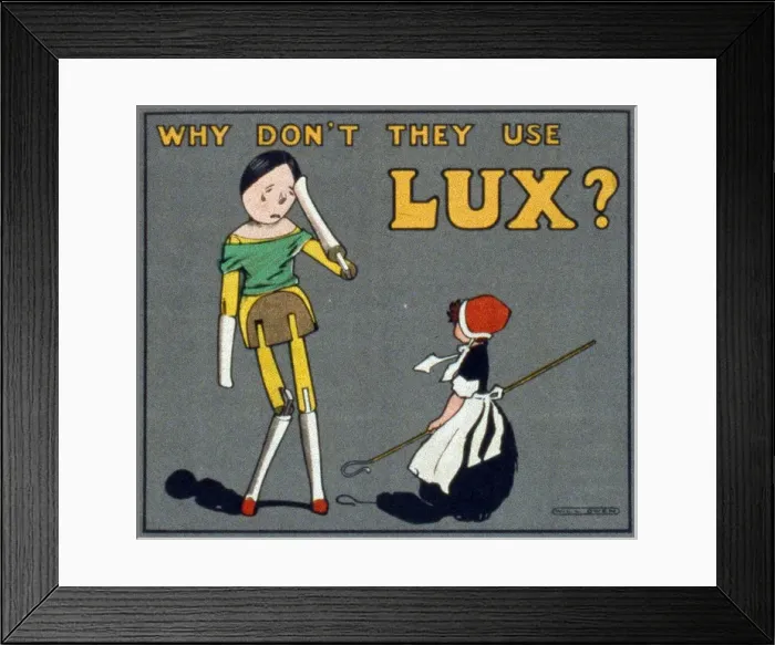 Framed Print : Advertisement for Lux Soap Framed Print : Advertisement for Lux Soap
