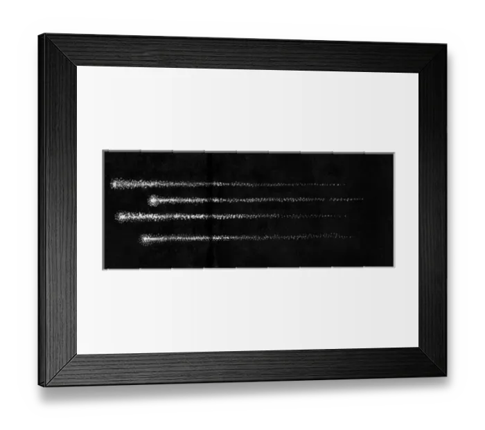 Framed Print : Quadruple bolide meteorites Framed Print : Quadruple bolide meteorites