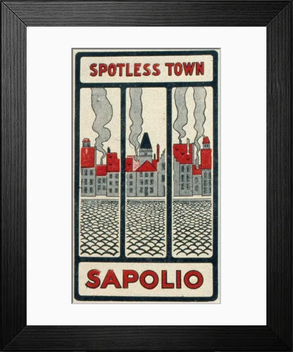 Framed Print : Advertisement for Sapolio Soap Framed Print : Advertisement for Sapolio Soap