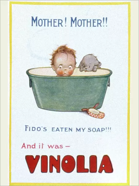 Advertisement for Vinolia Soap
