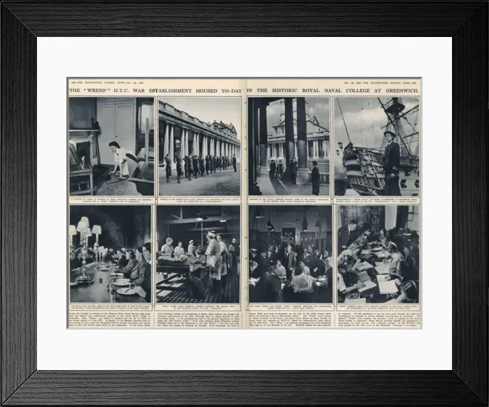 Framed Print : Womens uniforms and badges, WW2 Framed Print : Womens uniforms and badges, WW2