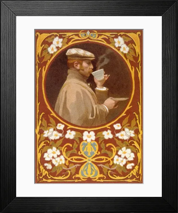 Framed Print : Advertisement for Van Houtens Cocoa Framed Print : Advertisement for Van Houtens Cocoa