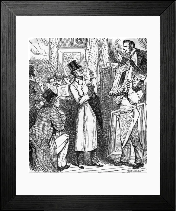 Framed Print : Bidding at an art auction Framed Print : Bidding at an art auction