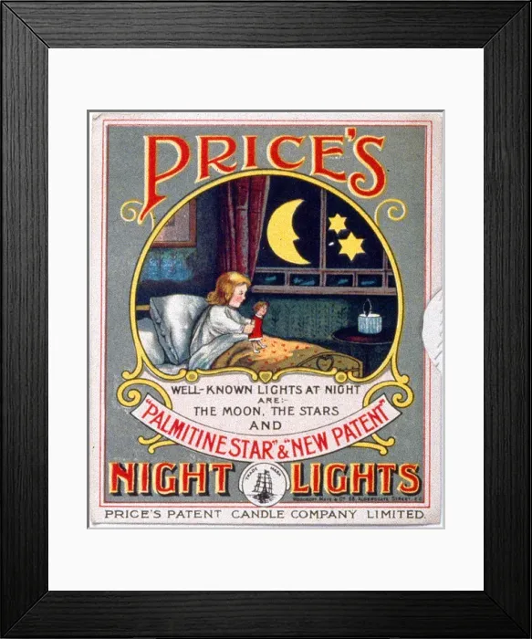 Framed Print : Advertisement, Prices Night Lights Framed Print : Advertisement, Prices Night Lights