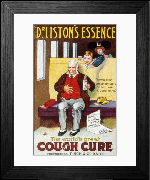 Framed Print : Advertisement for Dr Listons Essence Framed Print : Advertisement for Dr Listons Essence