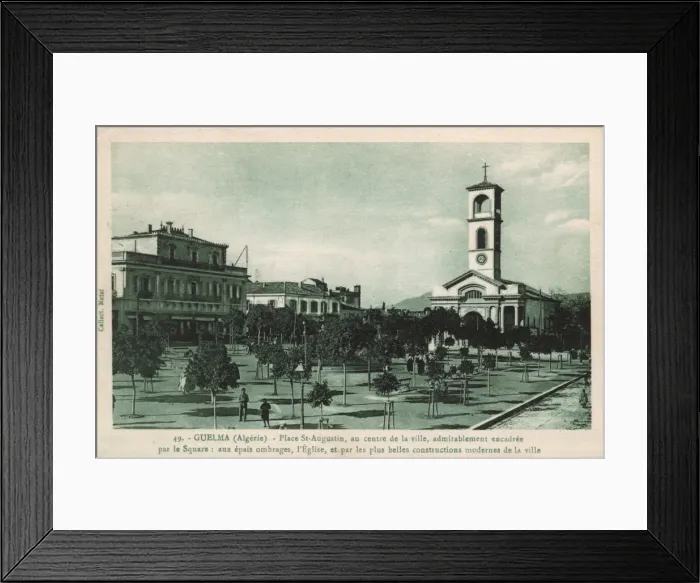 Framed Print : Saint Augustin Square, Guelma, NE Algeria Framed Print : Saint Augustin Square, Guelma, NE Algeria