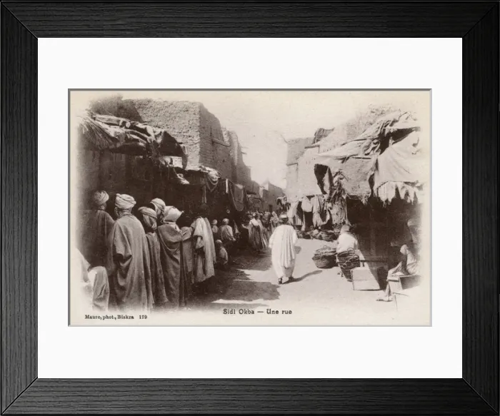Framed Print : Street scene in Sidi Okba, Biskra Province, Algeria Framed Print : Street scene in Sidi Okba, Biskra Province, Algeria