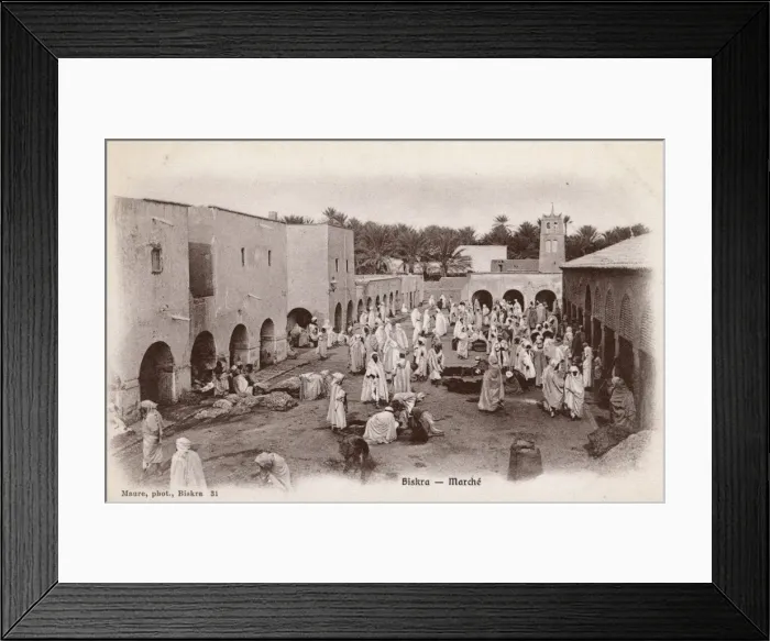Framed Print : Street market in Biskra, Algeria Framed Print : Street market in Biskra, Algeria