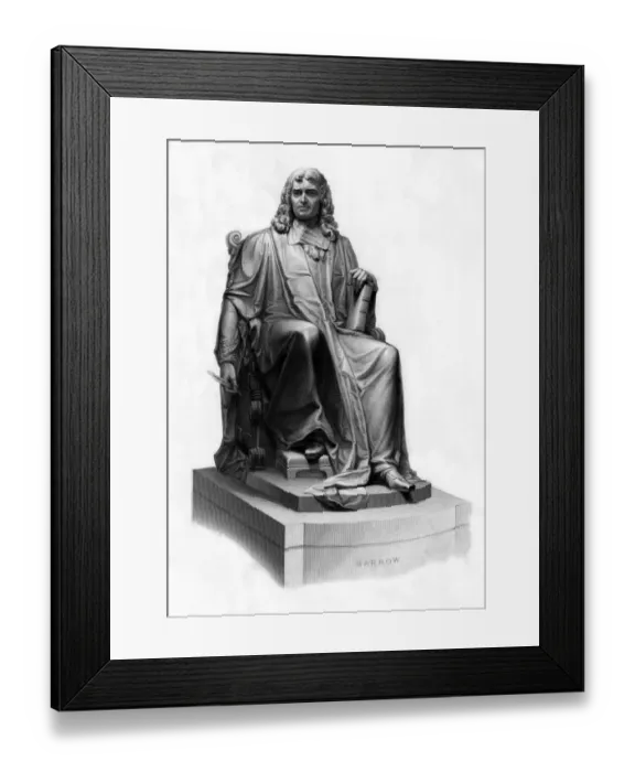 Framed Print : Isaac Barrow, English scholar and mathematician Framed Print : Isaac Barrow, English scholar and mathematician