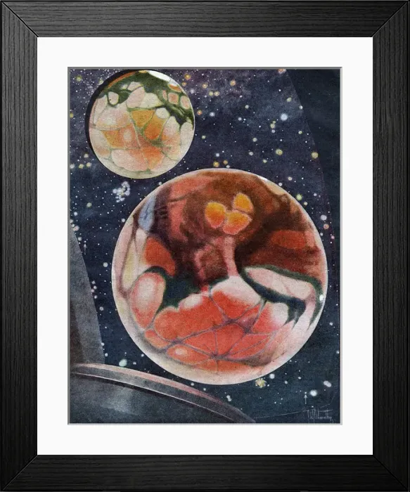 Framed Print : Two faces of the planet Mars Framed Print : Two faces of the planet Mars