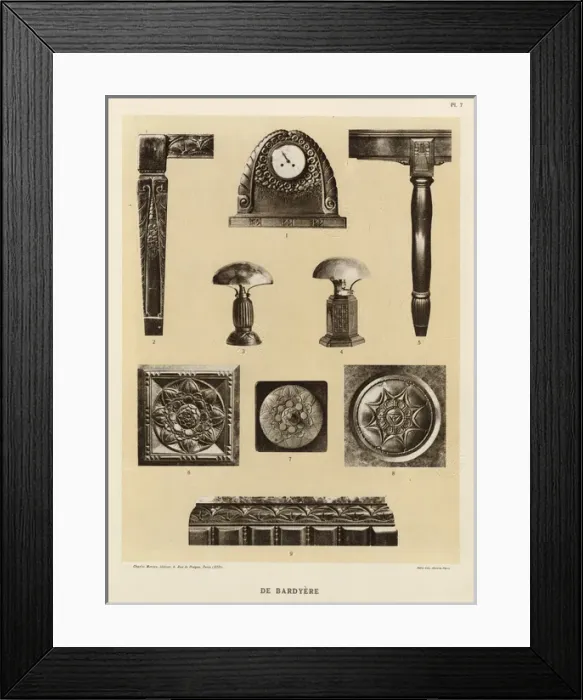 Framed Print : Bas-relief carving by Georges de Bardyere Framed Print : Bas-relief carving by Georges de Bardyere