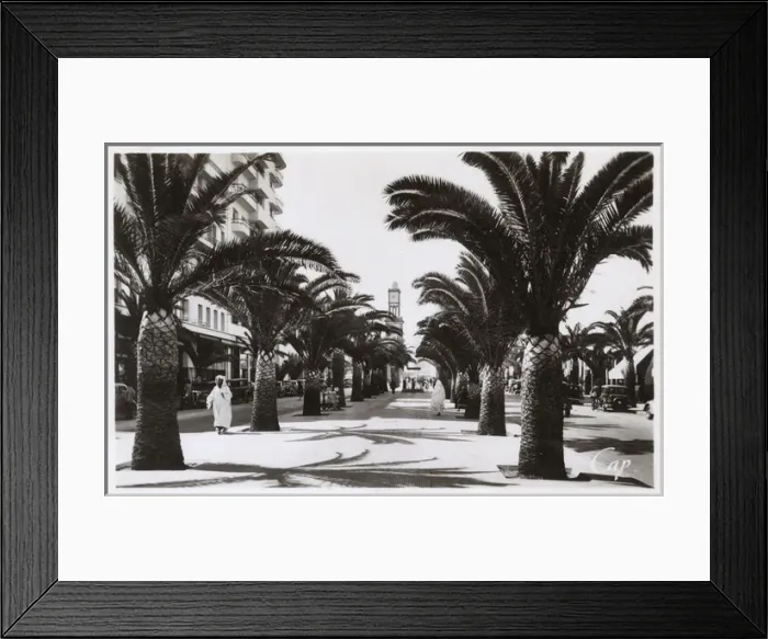 Framed Print : Boulevard de France, Casablanca, Morocco Framed Print : Boulevard de France, Casablanca, Morocco