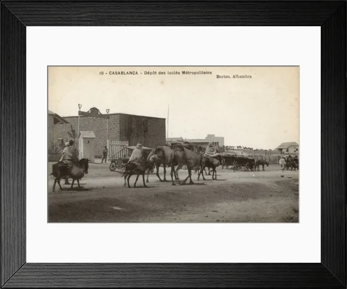 Framed Print : French military depot, Casablanca, Morocco Framed Print : French military depot, Casablanca, Morocco