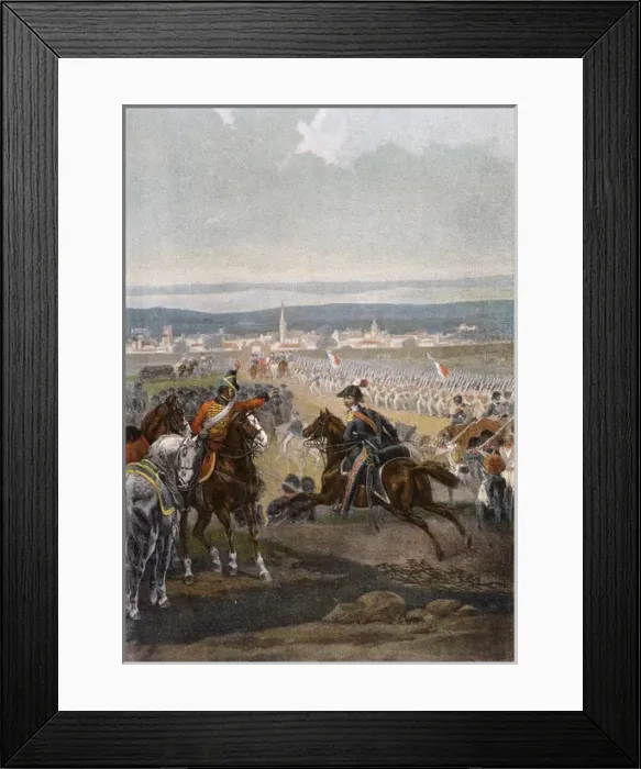 Framed Print : French army recaptures Longwy Framed Print : French army recaptures Longwy
