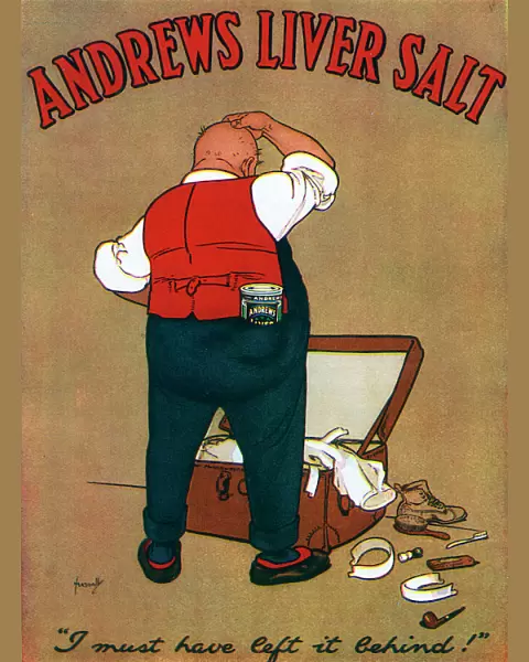 Andrews Liver Salt poster by John Hassall