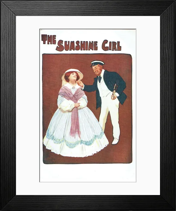Framed Print : The Sunshine Girl by Paul Rubens Framed Print : The Sunshine Girl by Paul Rubens