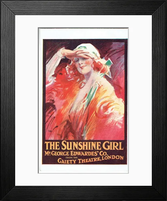 Framed Print : The Sunshine Girl by Paul Rubens