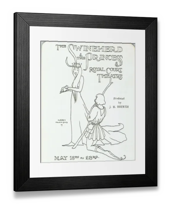 Framed Print : The Swineherd and the Princess by Alfred England Framed Print : The Swineherd and the Princess by Alfred England