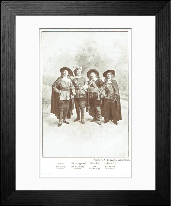 Framed Print : The Three Musketeers by Henry Hamilton Framed Print : The Three Musketeers by Henry Hamilton
