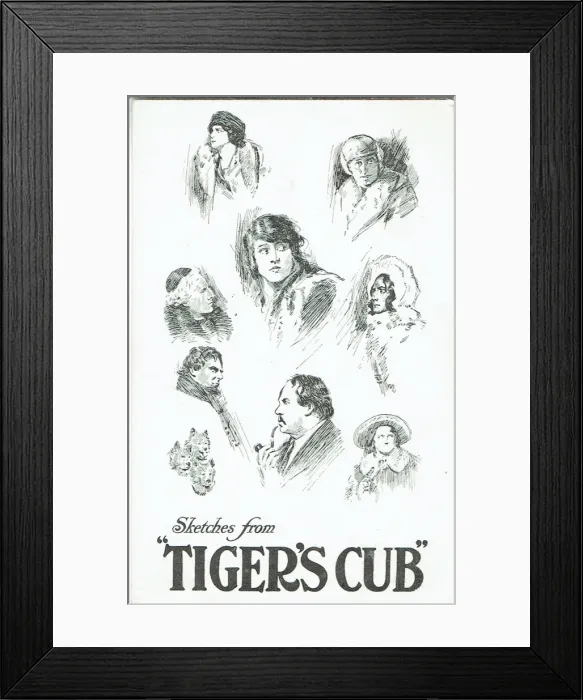 Framed Print : The Tigers Cub by Charles Giblyn Framed Print : The Tigers Cub by Charles Giblyn